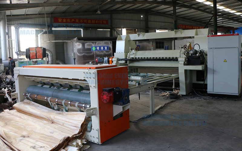 spindle peeling and cutting machine